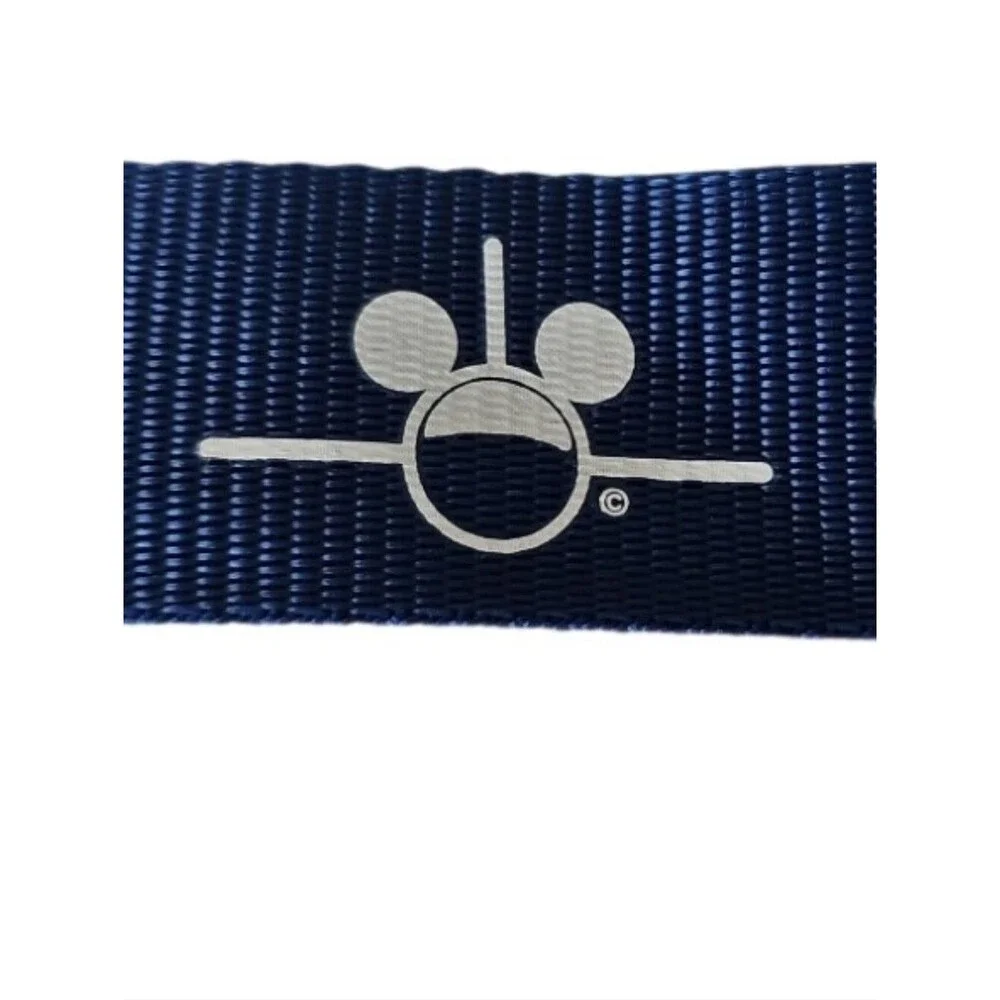 Walt Disney Travel Co Lanyard ID Badge Holder Navy Mickey Logo NWT Travel